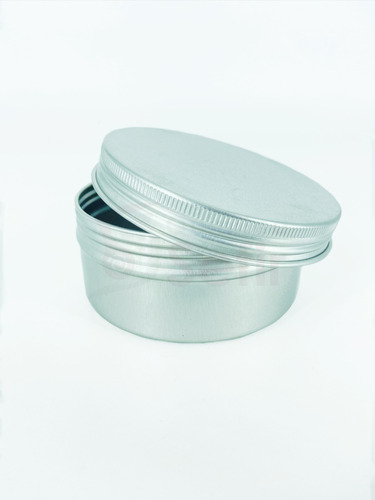 Lata Aluminio Pomadera Envase Con Tapa Roscable 150g 30 Pzas