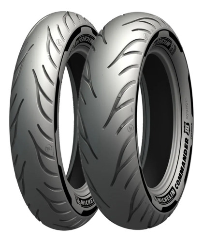 Pneus Dianteiras/traseiras Para Moto Michelin Roadster Commander 3 Sem Câmara De 130/90-16 + 170/80-15 H 73 + 77 X 2 Unidades