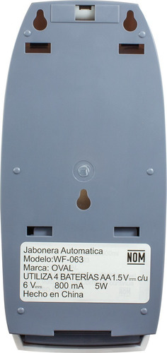 Imagen 6 de 9 de 15 Pzas Jabonera Gel Automática/despachador Oval 500ml