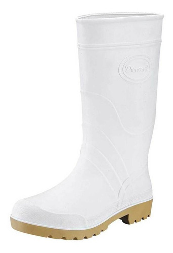 Bota De Hule  De Duramil Para Hombre Blanco Starplus T6