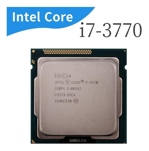Procesador Core I7 3ra Gen 3770 A  3.4ghz Socket 1155