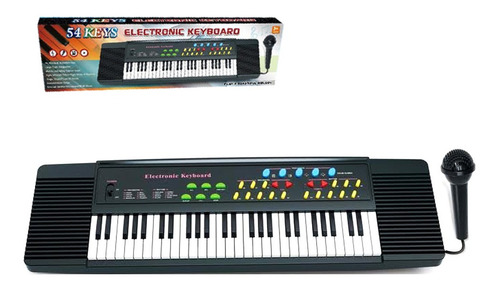 Organo Para Niños 54 Teclas Piano Con Microfono Y Usb St