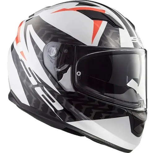 Casco Ls2 320 Integral Commander Blanco Doble Visor Hptt