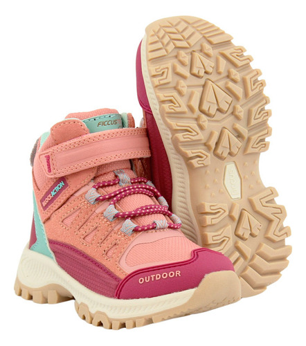 Zapatilla Niñas Ficcustex 23625 Rosa Viejo