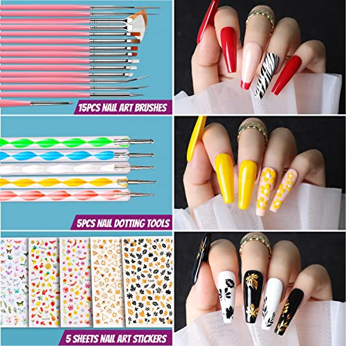 Kit De Uñas Postizas Acrílicas Suministros Para Uñas Postiza