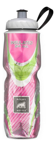 Garrafa Térmica Polar Bottle Spin Bloom 710ml Caramanhola Cor Rosa