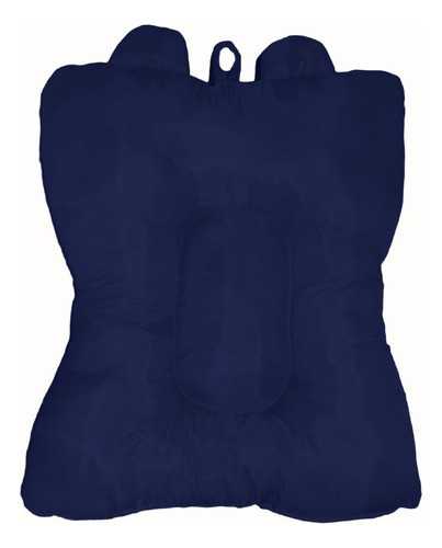 Almofada Para Banheira Bebê Conforto Happy Line Cor Azul-escuro