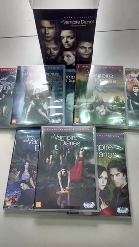 Box Dvd Coleção The Vanpires Diários ( Diários de Um Vampiro ) 1 a 8  Temporada, Filme e Série Dvd Usado 67658209