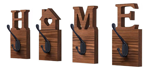 Ganchos Para Abrigos Y Accesorios Gancho De Pared Negro.