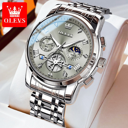 Relojes De Cuarzo Con Diamantes De Lujo Olevs Luminous