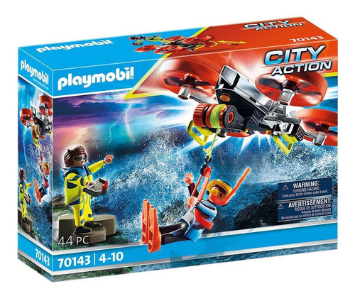 Playmobil City - Resgate Mergulhador Com Drone - Sunny 2082