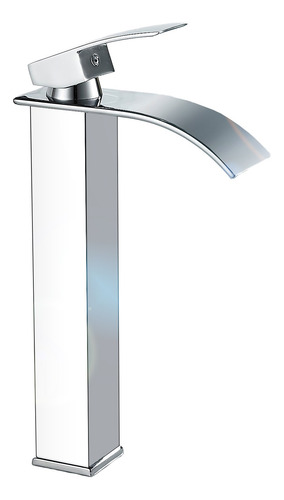 Grifo Mezclador Baño Llave Monomando Para Lavabo De Baño30cm Plateado Cromo Plata