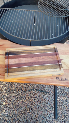 Tabla De Madera Para Asado, Cocina O Picar. Varias Maderas