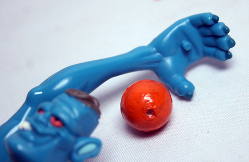 Blanko Space Jam 1996 Playmates Monstars Boneco Monstro Azul (Usado)