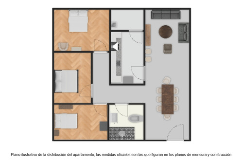 Apartamento De 3 Dormitorios En Venta.
