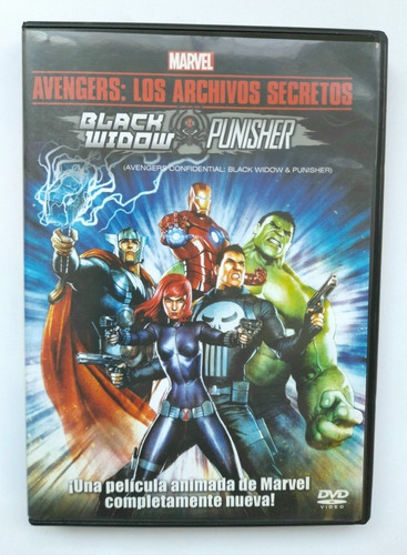 Dvd Avengers: Los Archivos Secretos Punisher & Black Widow 