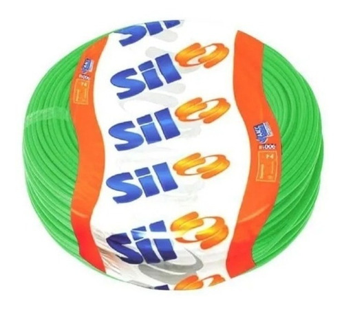 Cabo Unipolar Sil Flexsil 750 V 1x1.5mm² Verde X 100m