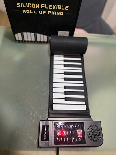 Teclado Piano Enrollable 61 Teclas Negro