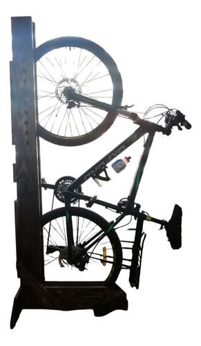 Mueble Soporte Móvil Para Bicicletas De Madera 
