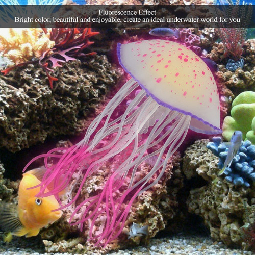 Tanque De Medusas Artificiales De Silicona Para Simulación D