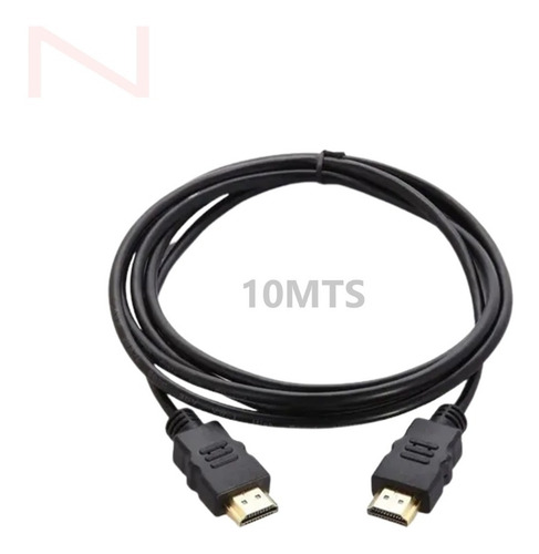 Imagen 1 de 5 de Cable Hdmi 10 Mts 1080p Full Hd Lcd Tv Pc Ps4 5 Xbox Bluray