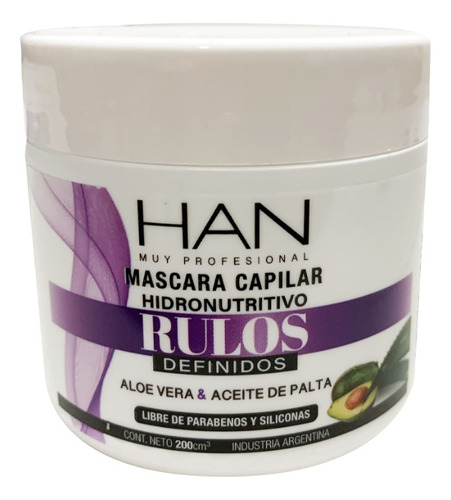 Baño De Crema Hidronutritivo Rulos - Han Curly Girl 500g