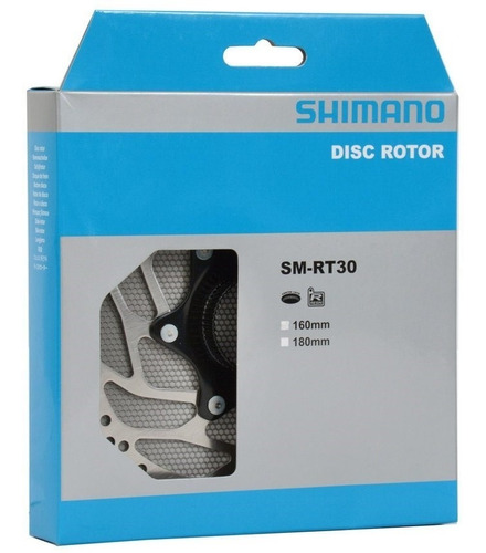 Rotor Disco Shimano Rt30 Centerlock 160mm Original/cod/caja
