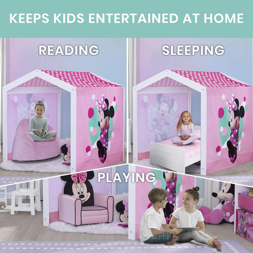 Casa De Juegos De Minnie Mouse De Disney Para Interiores Con
