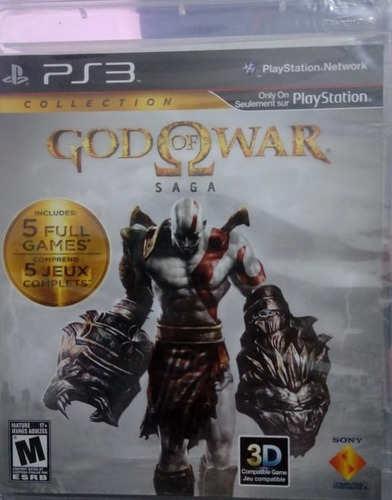 God Of War Saga Collection 1 2 3 Ps3 Novo Envio Imediato