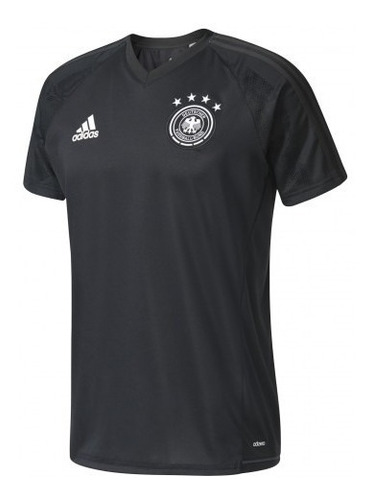 Camisa De Treino Original adidas Alemanha 2017 Preta B10555