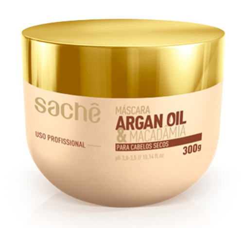 Sache Máscara Revitalizante Argan Oil & Macadâmia 300g