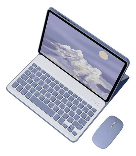Funda+teclado+ratón Para Lenovo Tab M10 Plus(3rd Gen)10.6 J