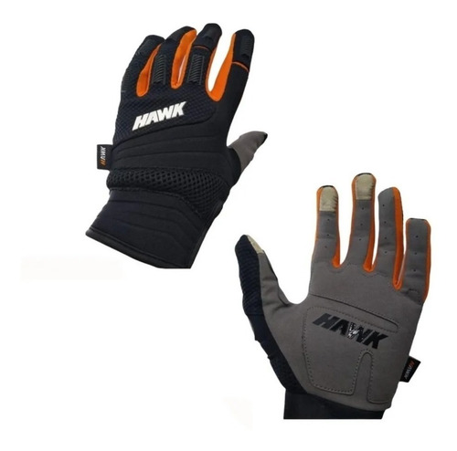 Imagen 7 de 8 de Guantes Hawk Fit Orange Riccia Motos