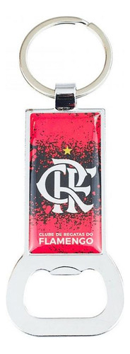 Jogo Caneta Roller E Chaveiro Abridor Garrafas Flamengo
