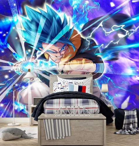 Adesivo Decorativo Parede Dragon Ball Z Goku Alta Resolução