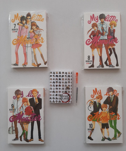 Pack Manga My Little Monster Panini N°7, 8, 9, 10 + Regalo