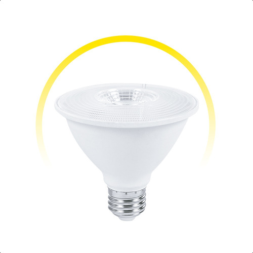 Lampara De Led Icon Par30 12w 3000k Base E26 Short Neck Color De La Luz Blanco Cálido