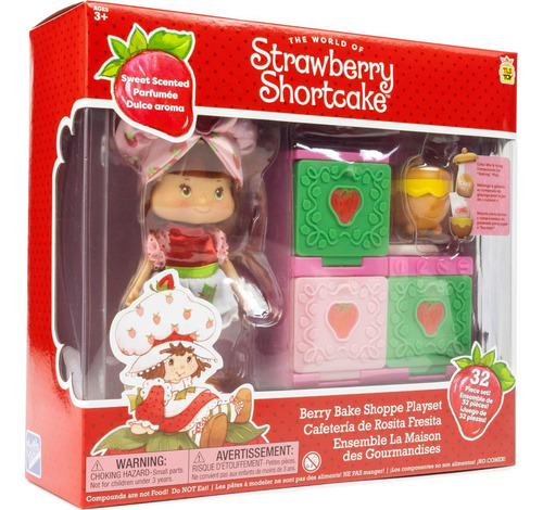 Muñeca Strawberry Shortcake + Juego De Horneado 32 Piezas