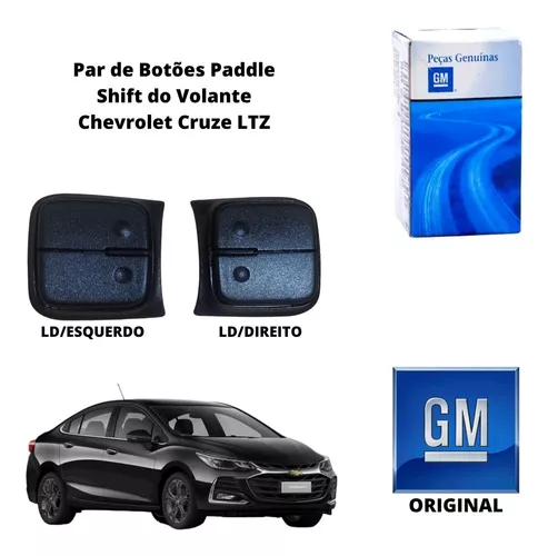 Par De Botões Paddle Shift Do Volante Chevrolet Cruze Ltz