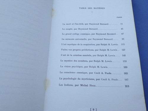 Raymond Bernard Fragmentos De Enseñanza Rosacruz En Frances (Usado)