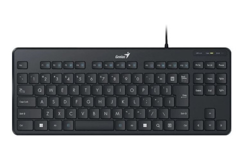 Teclado Genius Luxemate 110 Qwerty Español Color Negro