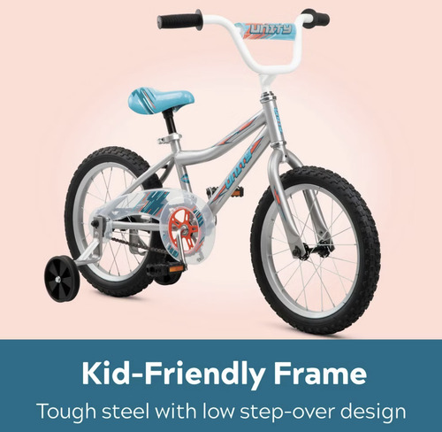 Bicicleta Pacific Unity Rodada 16 Color Plata