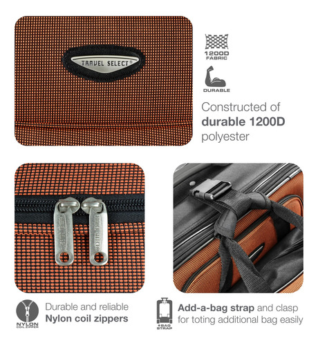 Set De Equipaje Travel Select Amsterdam Expandible De 8 Piez