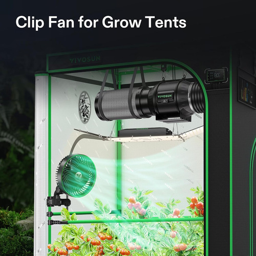 Ventilador Vivosun Aerowave E6 Grow Tent 6, Control Wifi...