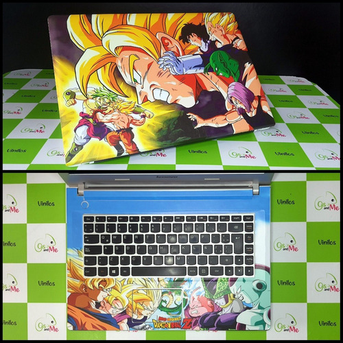 Imagen 6 de 9 de Skin Laptop Protector Decora Anime Goku Manga + Instalacion