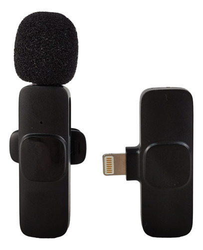 Microfono Condensador Inalambrico Solapa Ios Android Celular