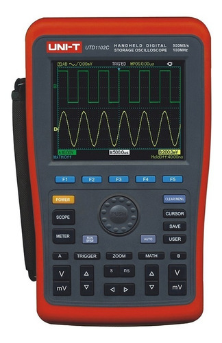 Osciloscopio Digital 100 Mhz, 2ch/analog Utd1102c