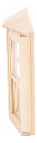 Casa De Muñecas Modelo 1:12 De Madera De Abedul, Exquisita A