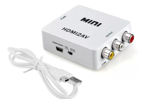 Convertidor Adaptador De Hdmi A Rca Video Full Hd