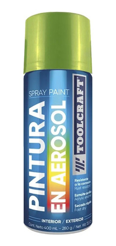 Pintura En Spray Colores Básicos Verde Ecológico Toolcraft